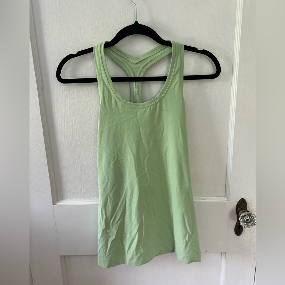 Lululemon Light green tank top size 4
